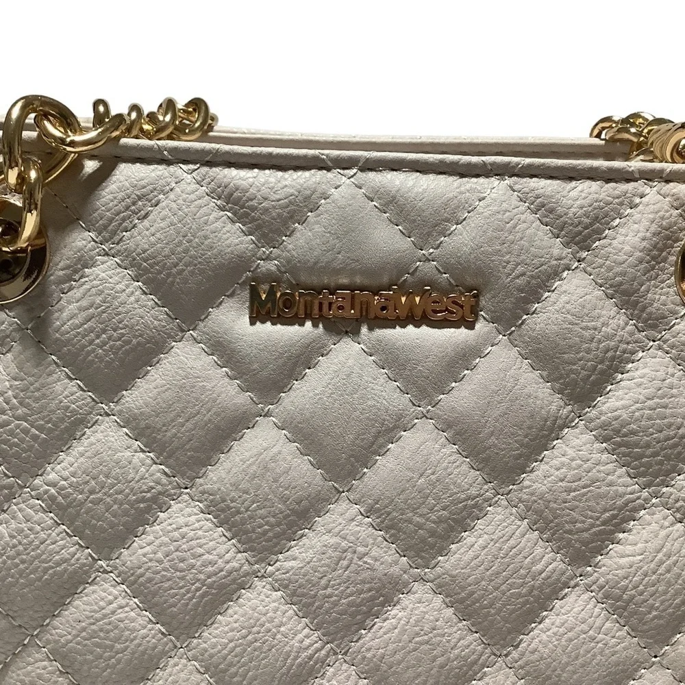 MONTANA WEST Quilted Faux Leather‎ Purse
